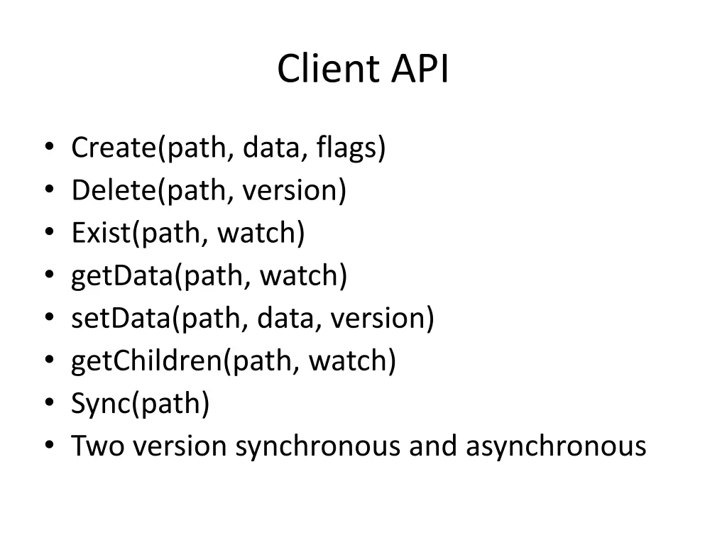 client api