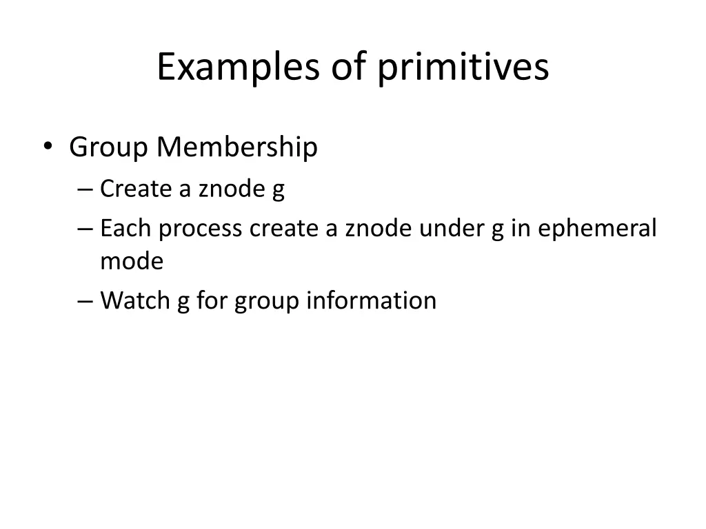 examples of primitives 2