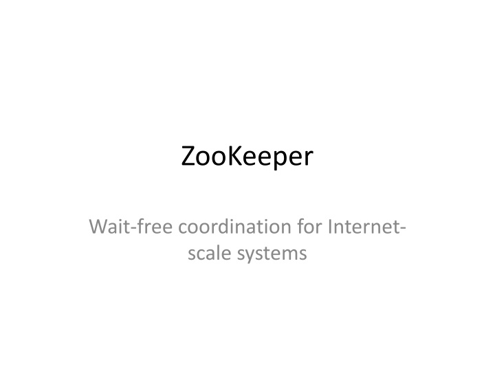 zookeeper