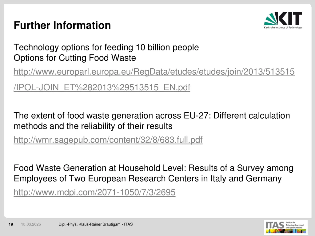 further information