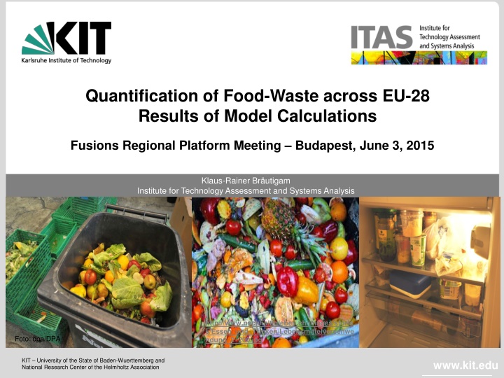 quantification of food waste across eu 28 results