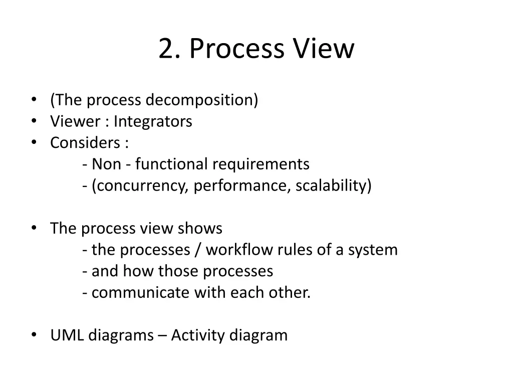 2 process view