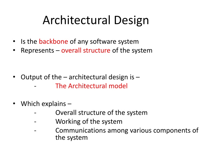architectural design