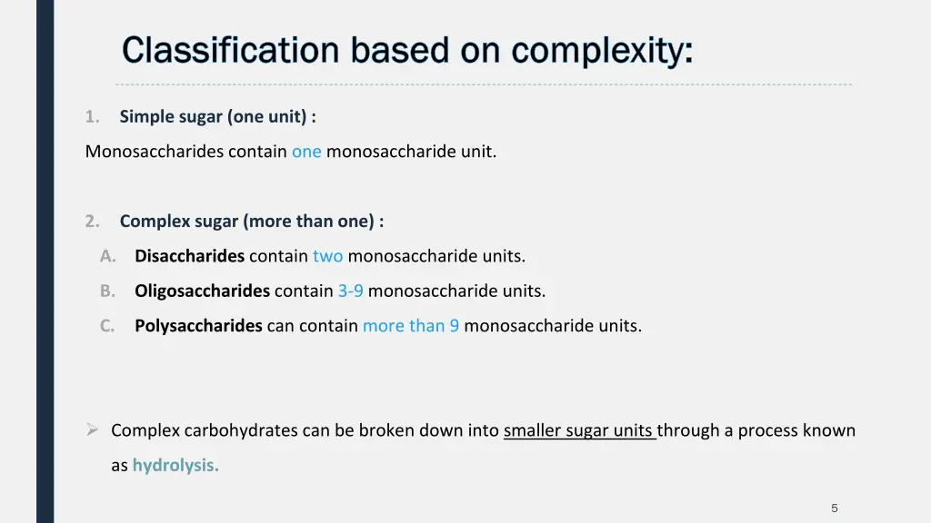 classification based on complexity classification