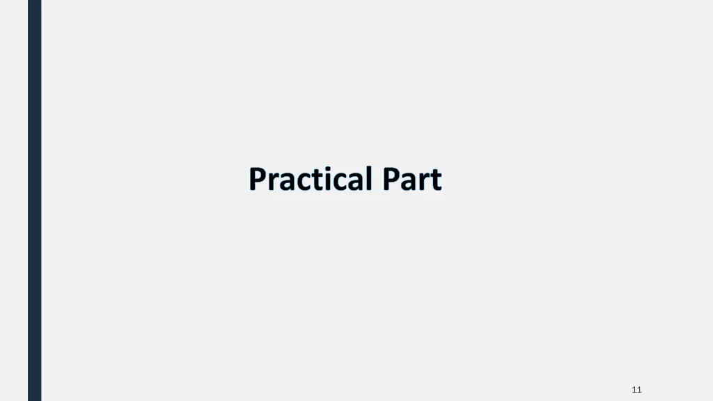 practical part
