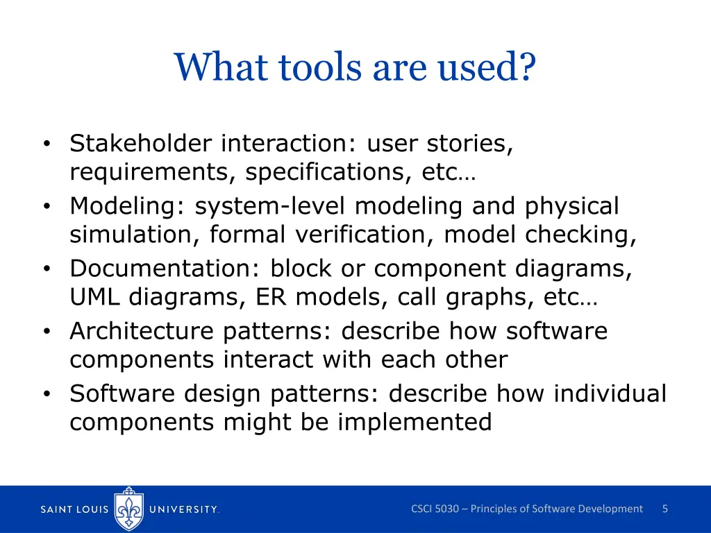what tools are used