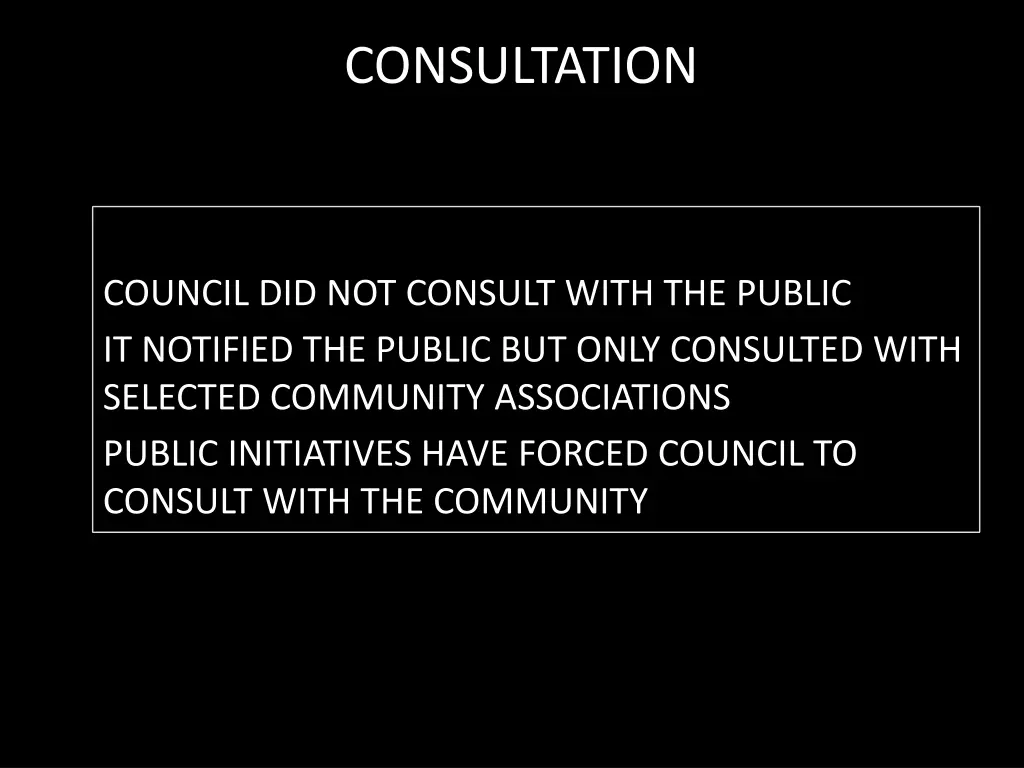 consultation