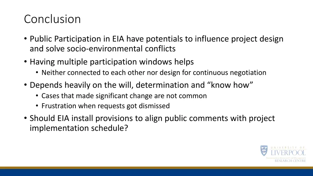 conclusion