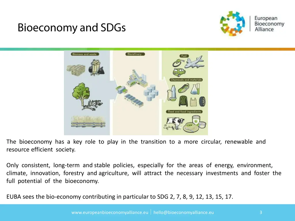 the bioeconomy has a key role to play