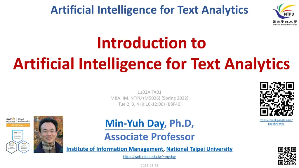 artificial intelligence for text analytics