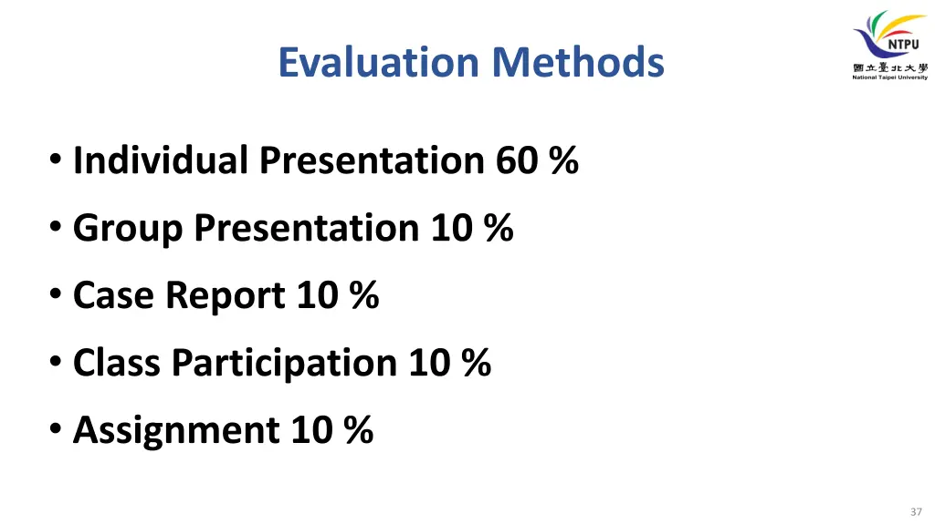 evaluation methods 1