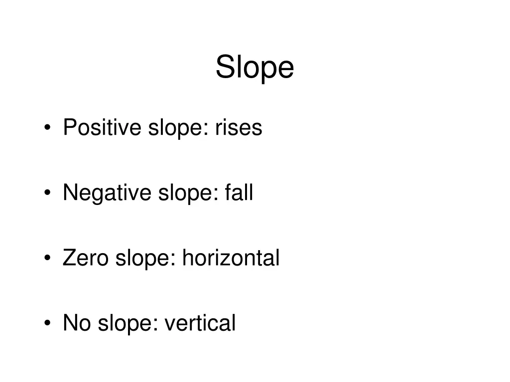 slope 1