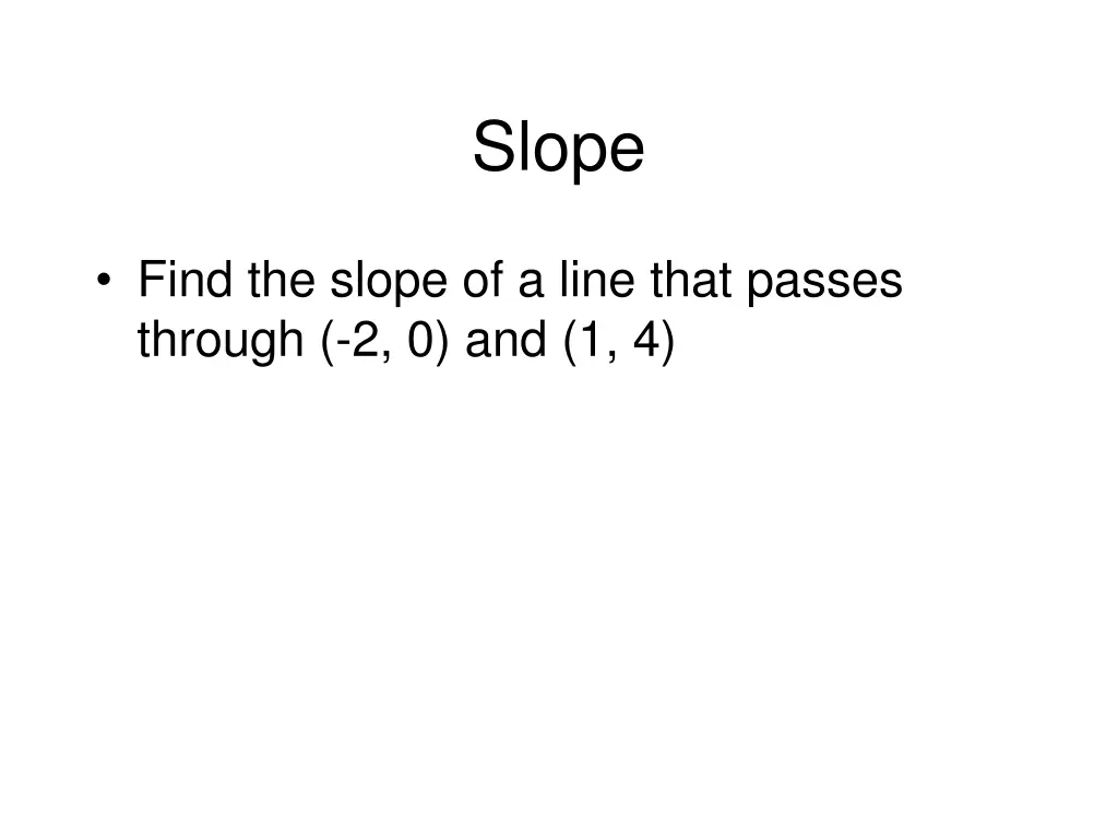 slope
