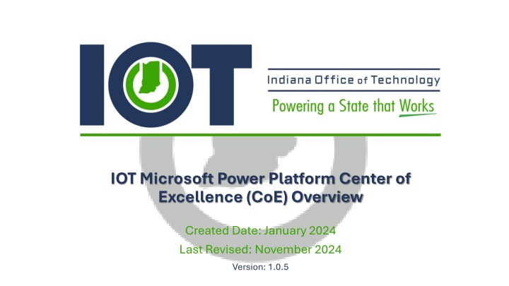 iot microsoft power platform center of excellence