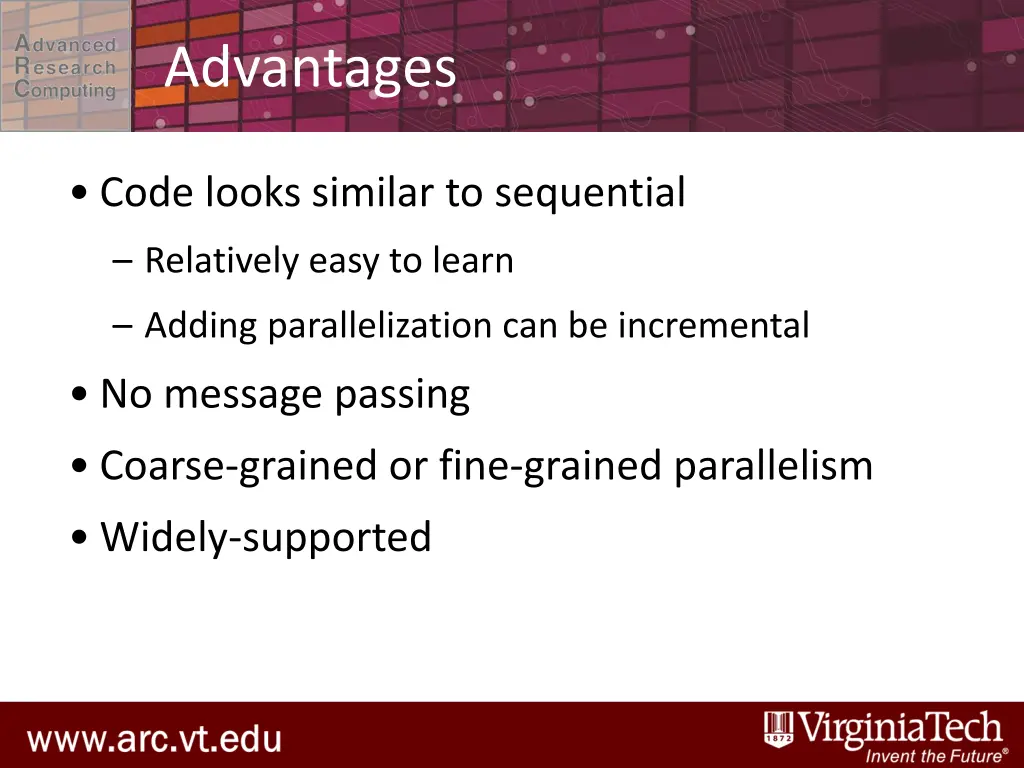 advantages