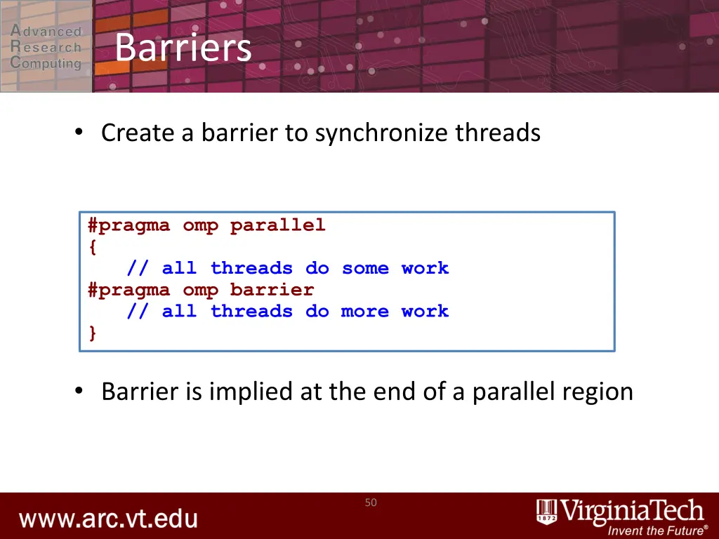 barriers