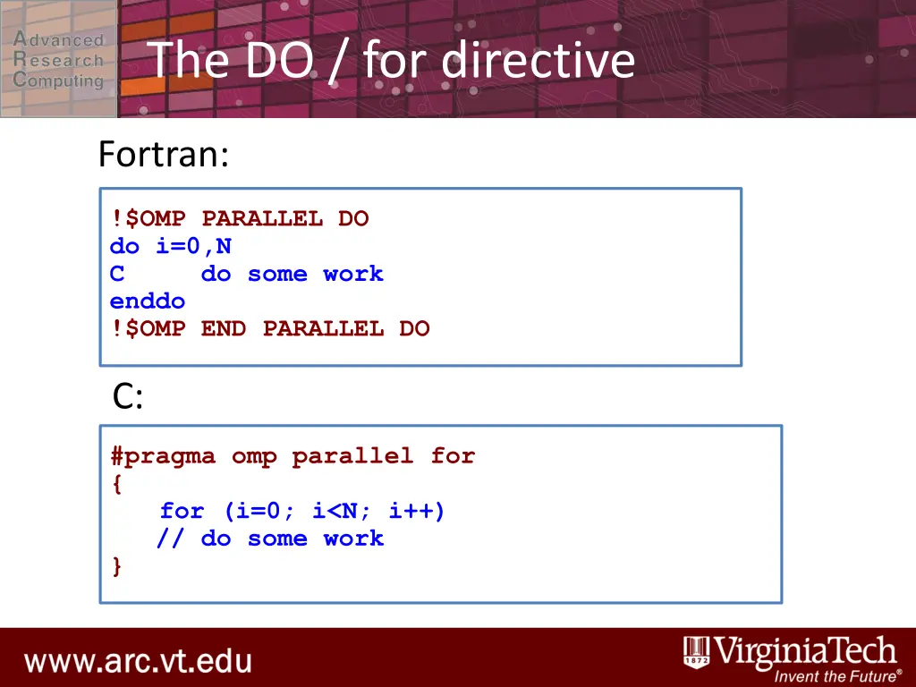 the do for directive