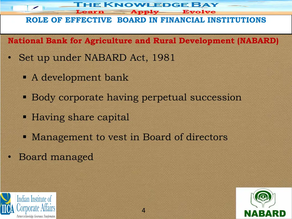 role of effective board in financial institutions 1