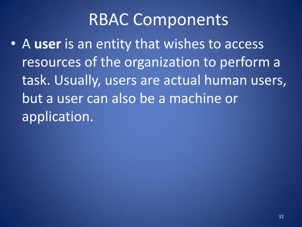 rbac components 1