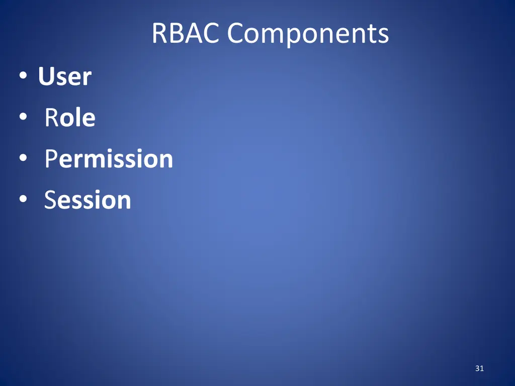 rbac components
