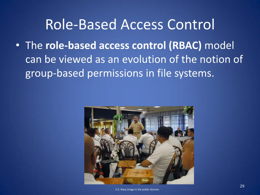 role based access control the role based access