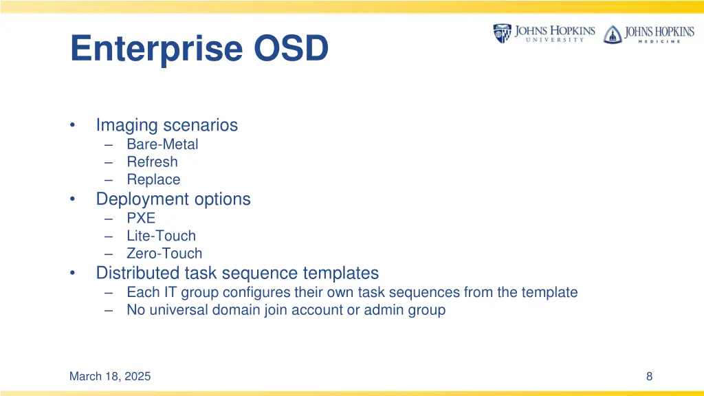 enterprise osd
