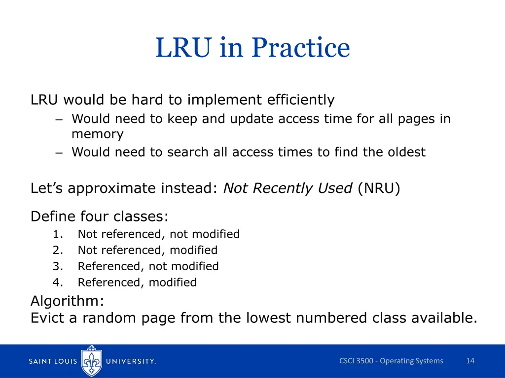 lru in practice