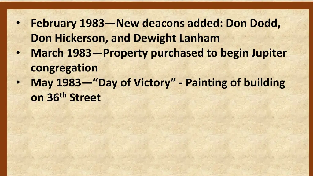 february 1983 new deacons added don dodd 2