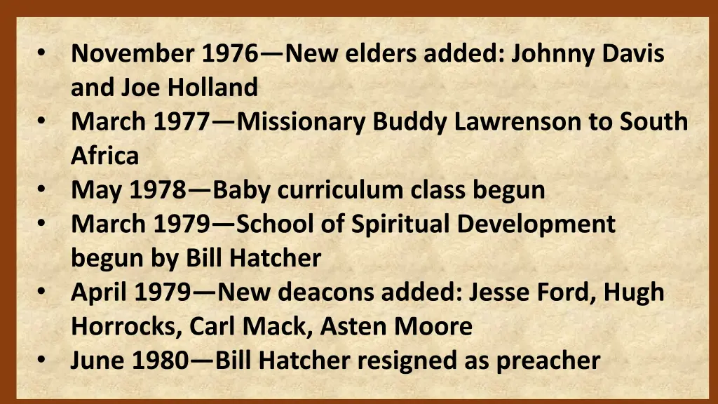 november 1976 new elders added johnny davis 3