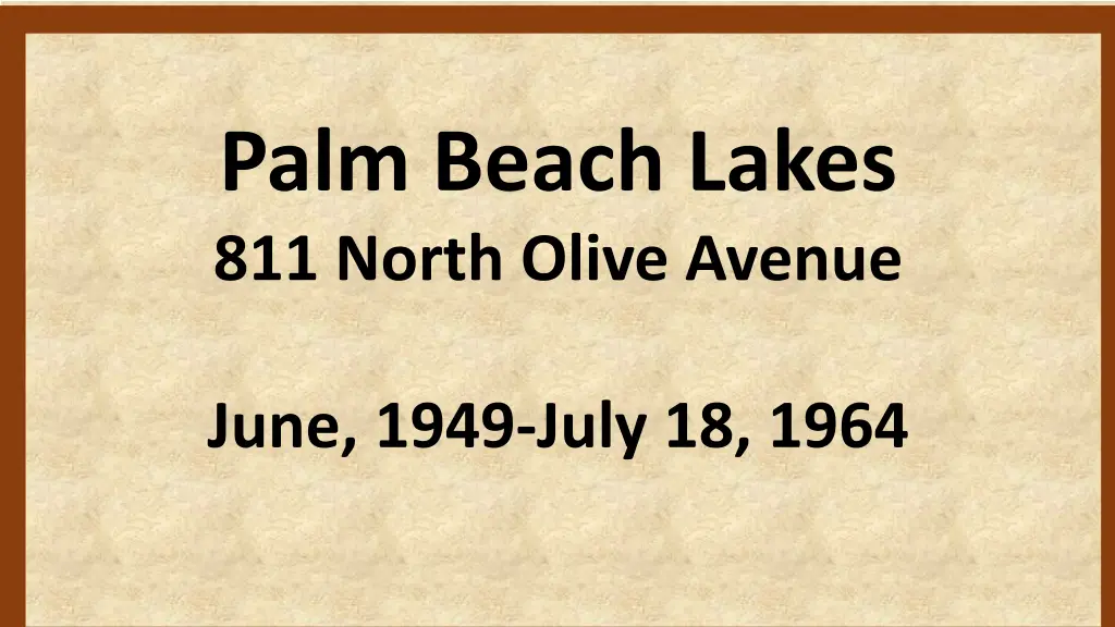 palm beach lakes 811 north olive avenue
