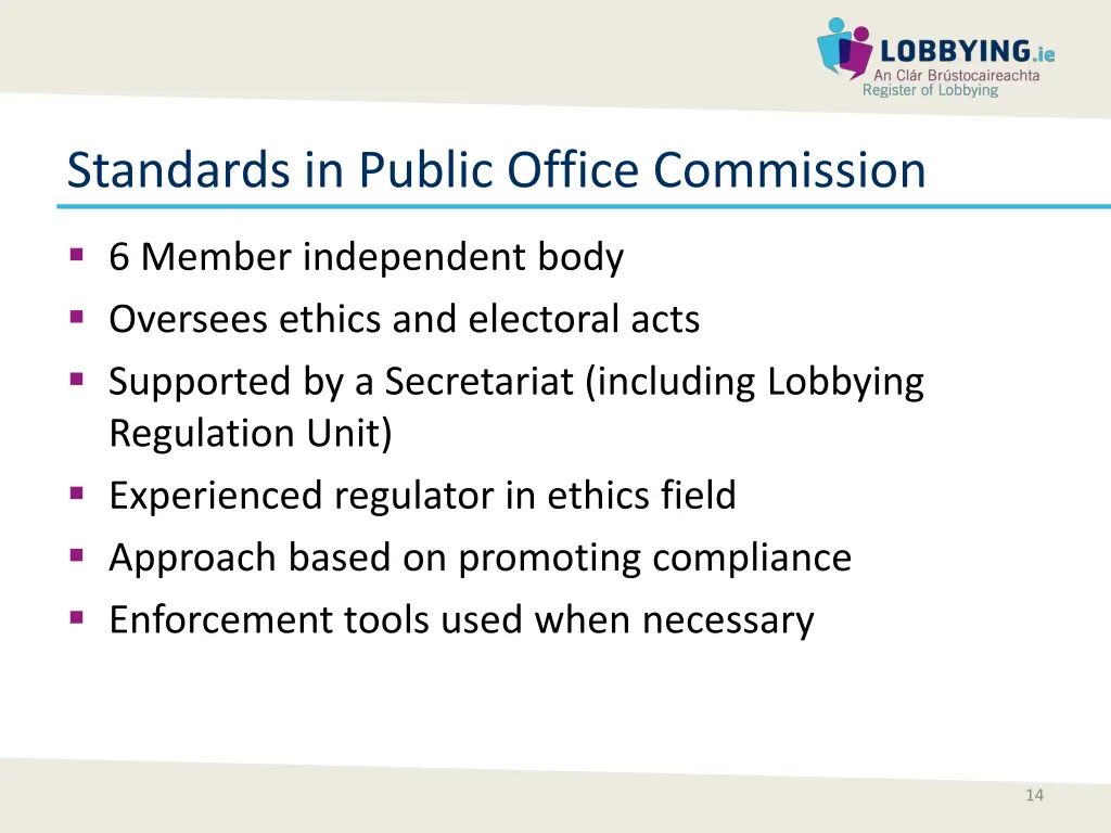 standards in public office commission
