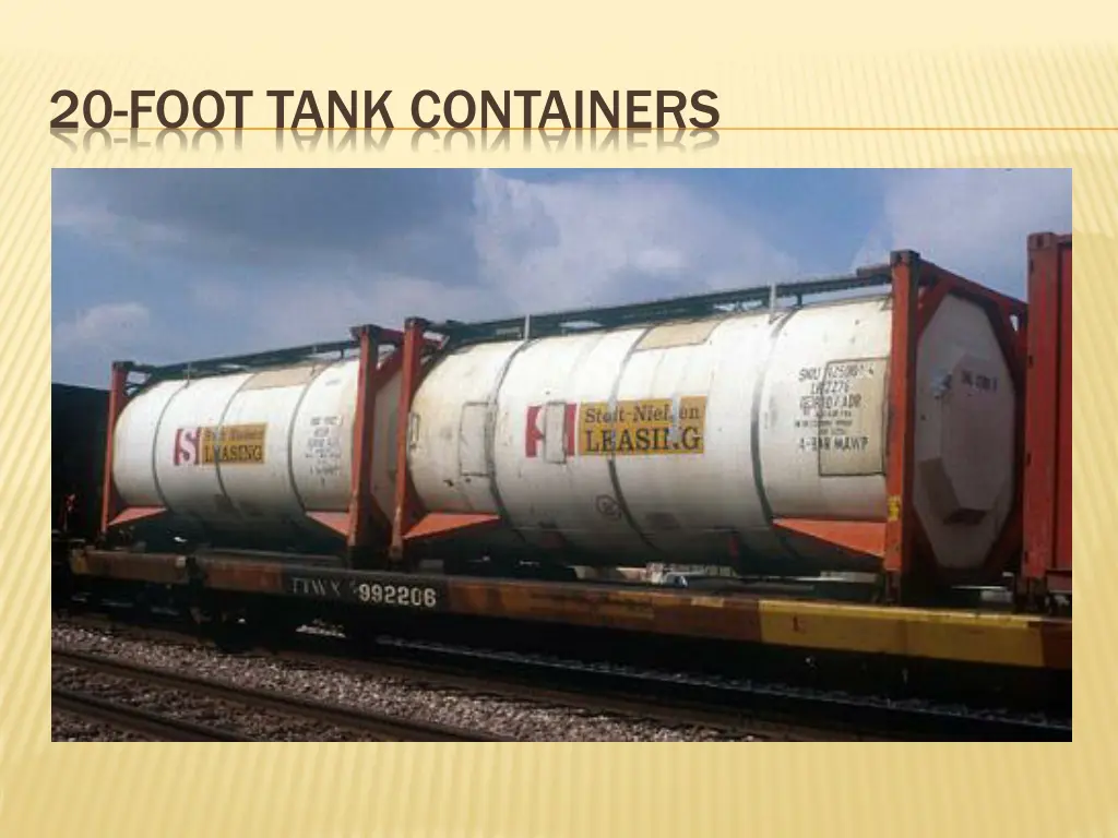 20 foot tank containers