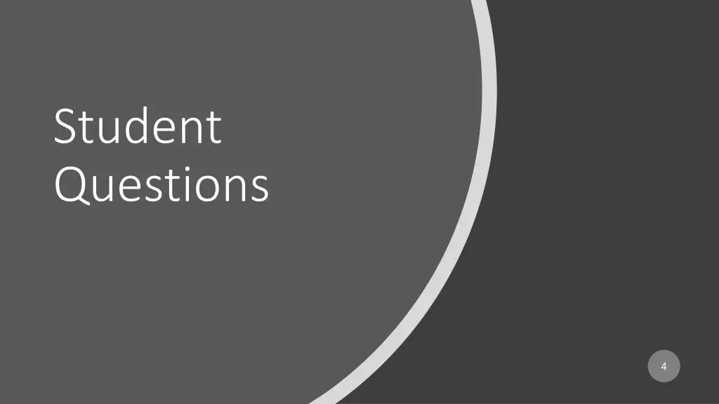 student questions