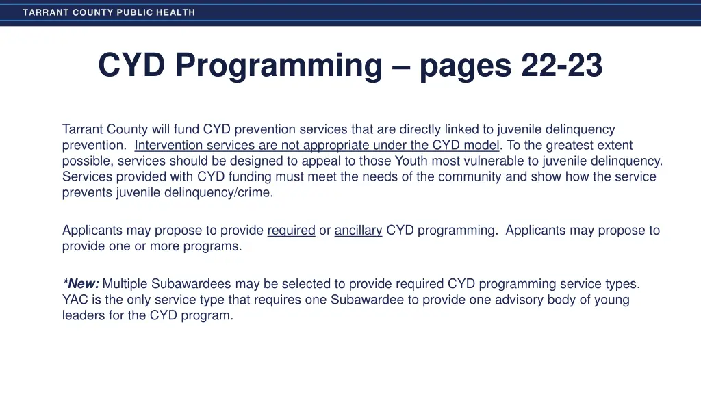 tarrant county public health 13