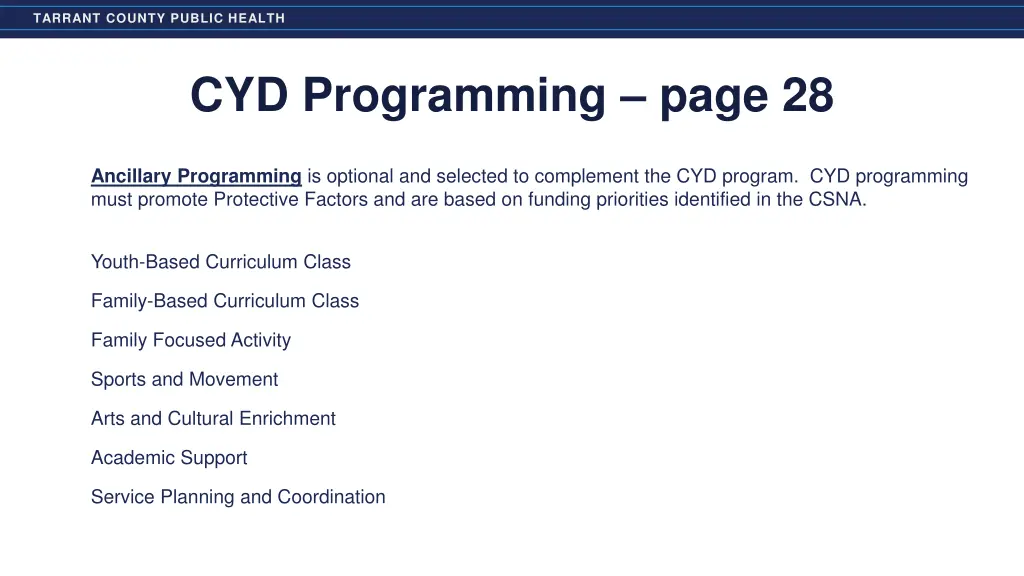 tarrant county public health 15