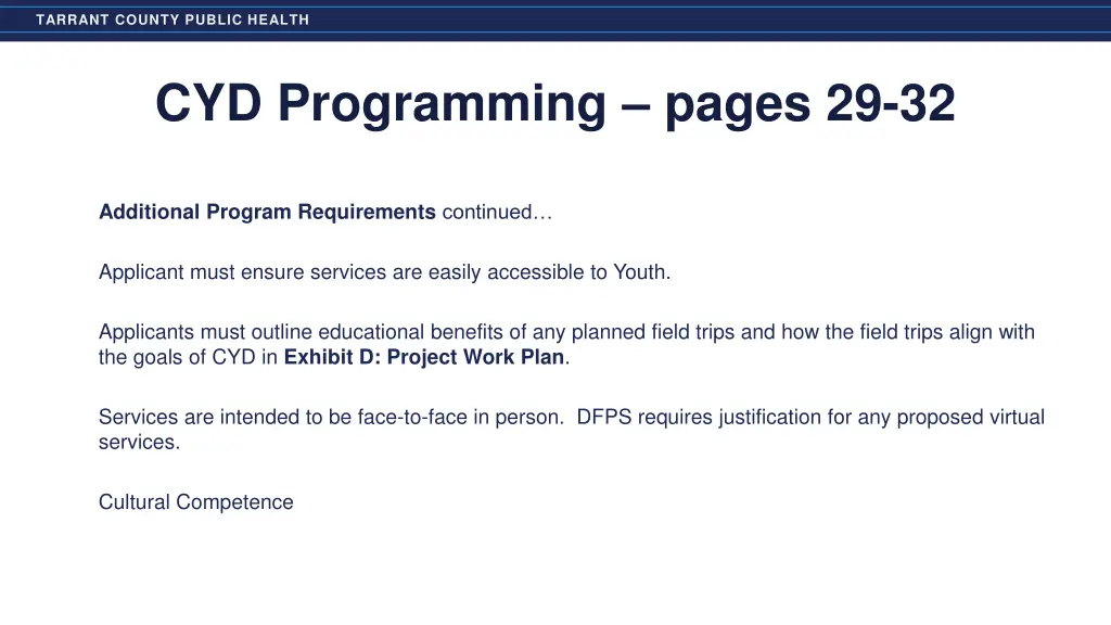 tarrant county public health 18