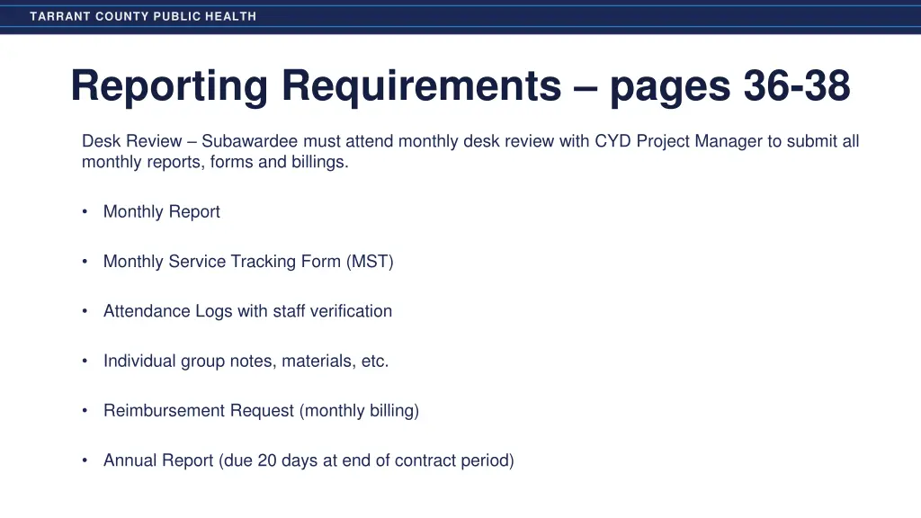 tarrant county public health 21
