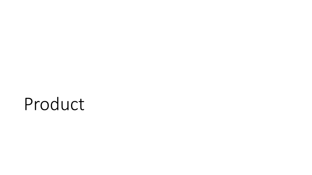product