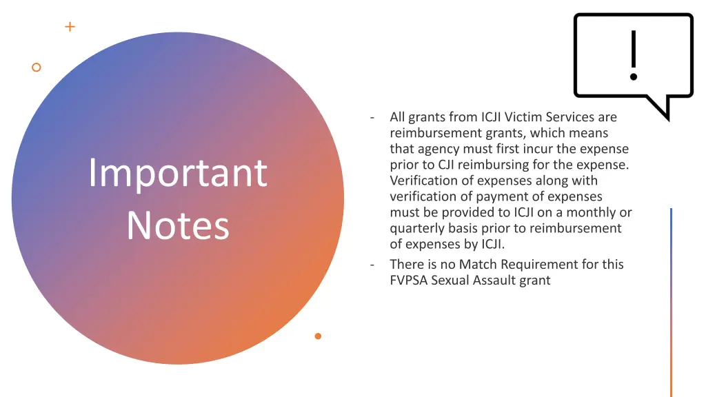important notes