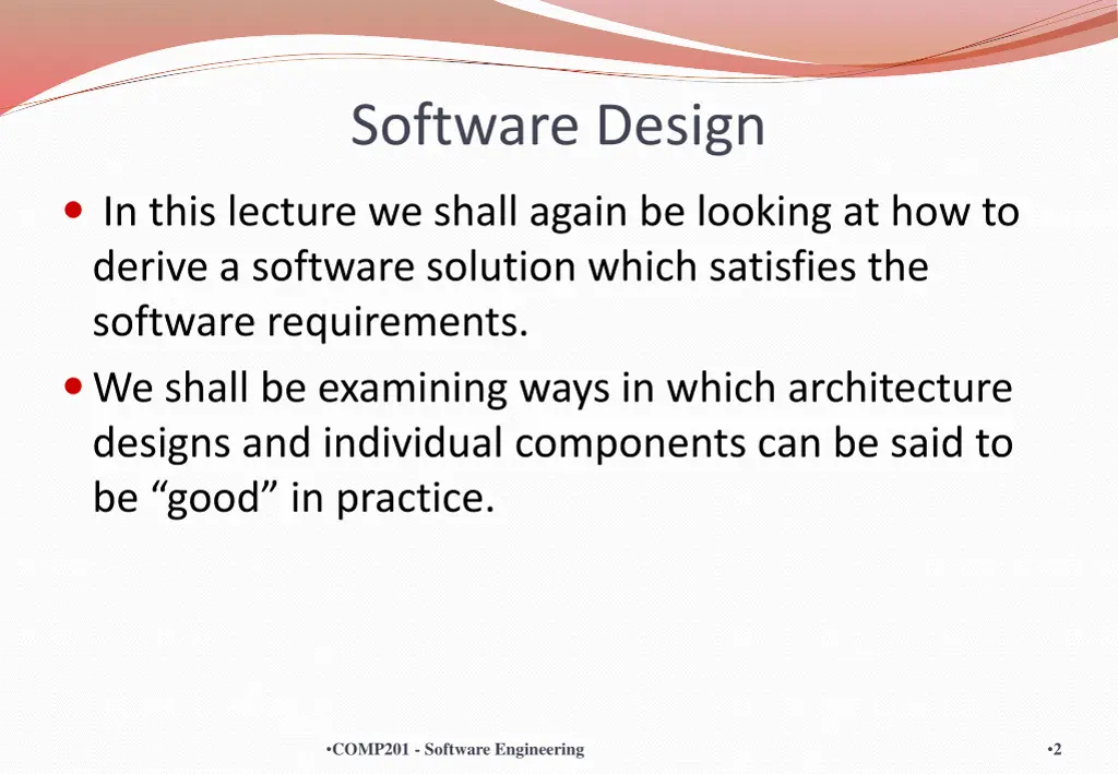 software design