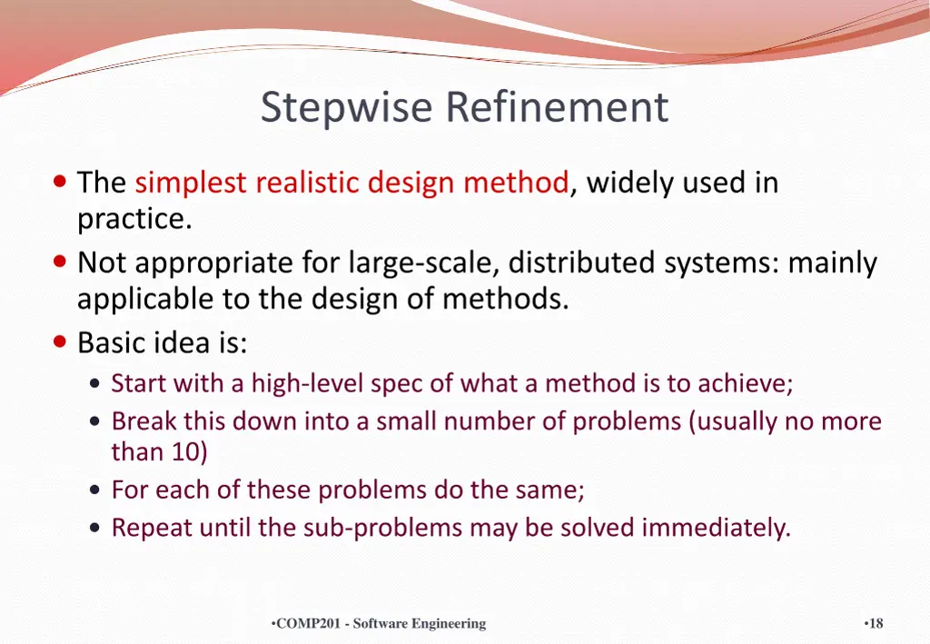stepwise refinement