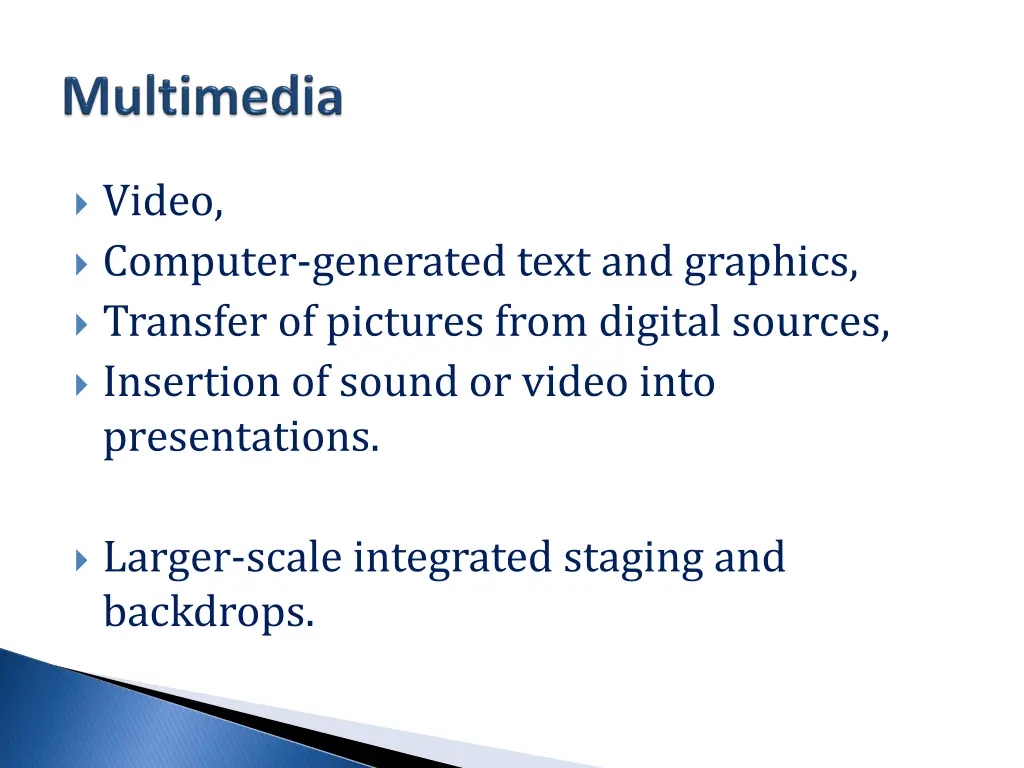 video computer generated text and graphics