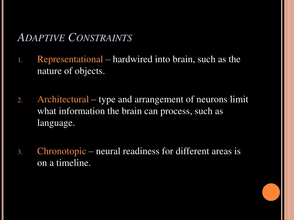 a daptive c onstraints