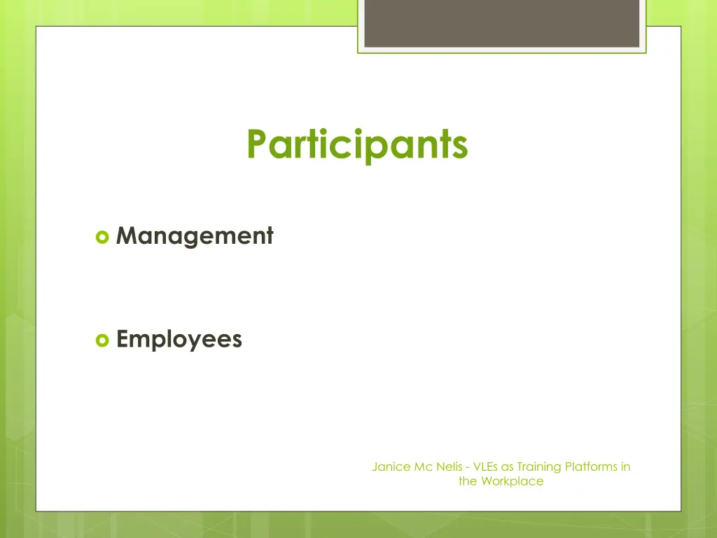 participants