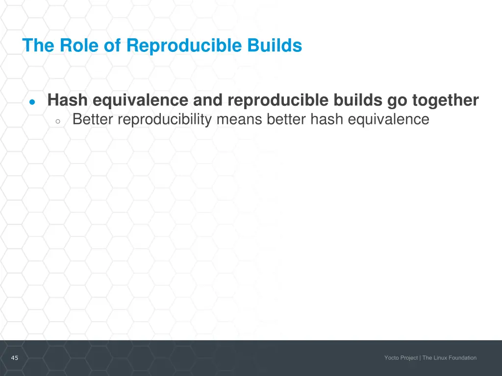 the role of reproducible builds