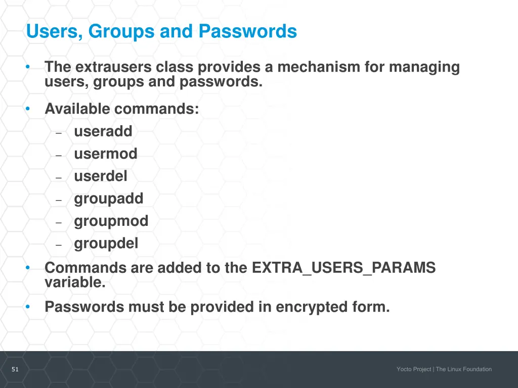 users groups and passwords