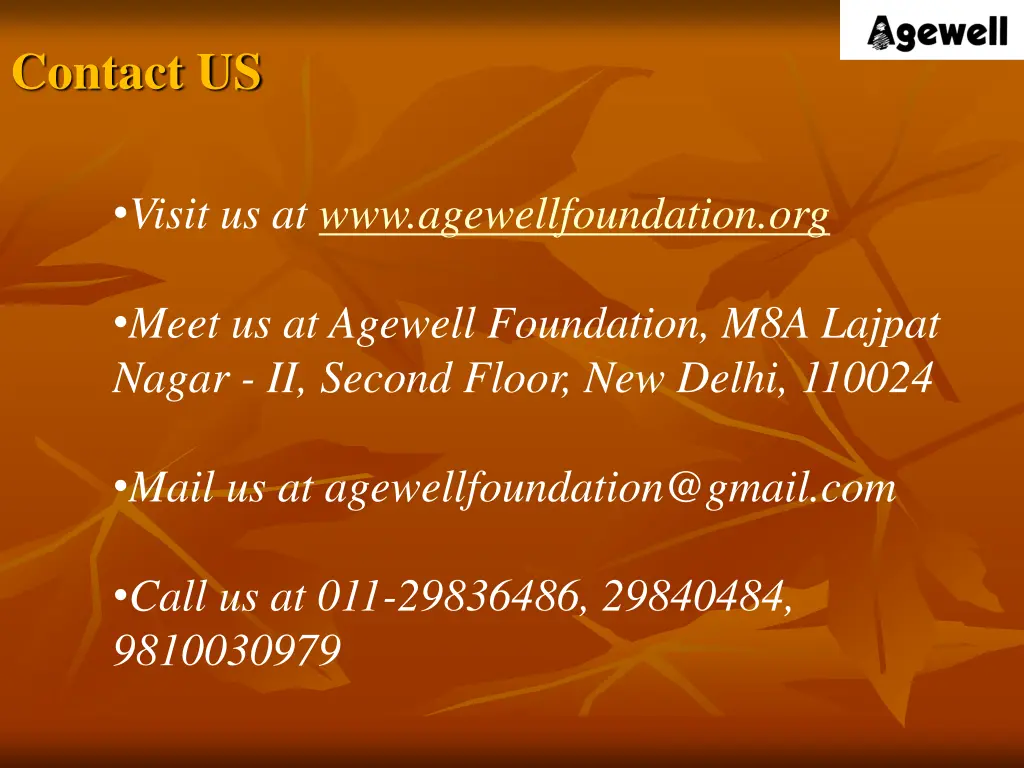 contact us
