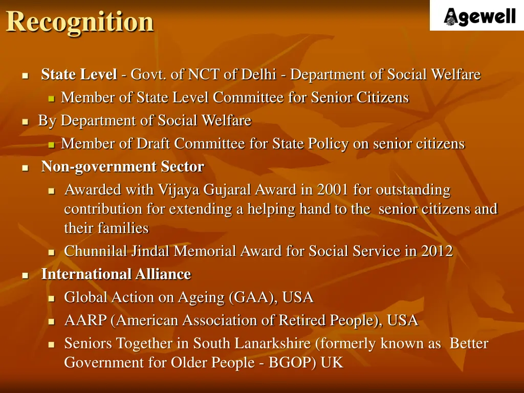 recognition 2
