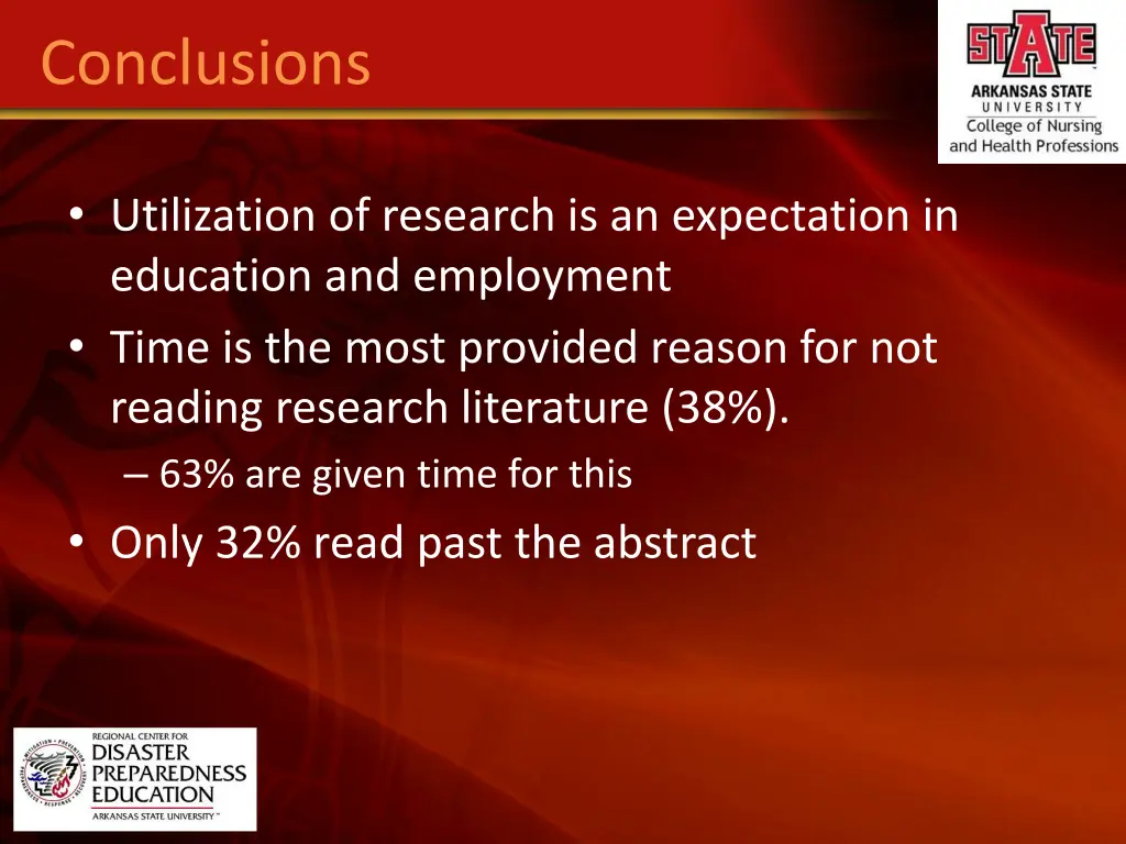 conclusions