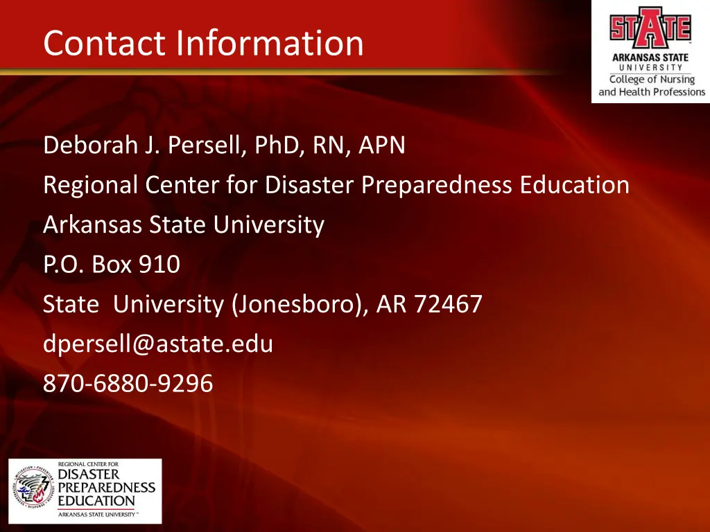 contact information